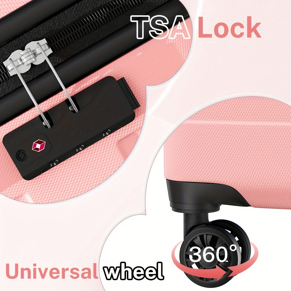 Luggage 3pcs Hardshell Suitcase Family Set (20\u002F24\u002F28 Inch) TSA Lock Multi-Directional Wheels
