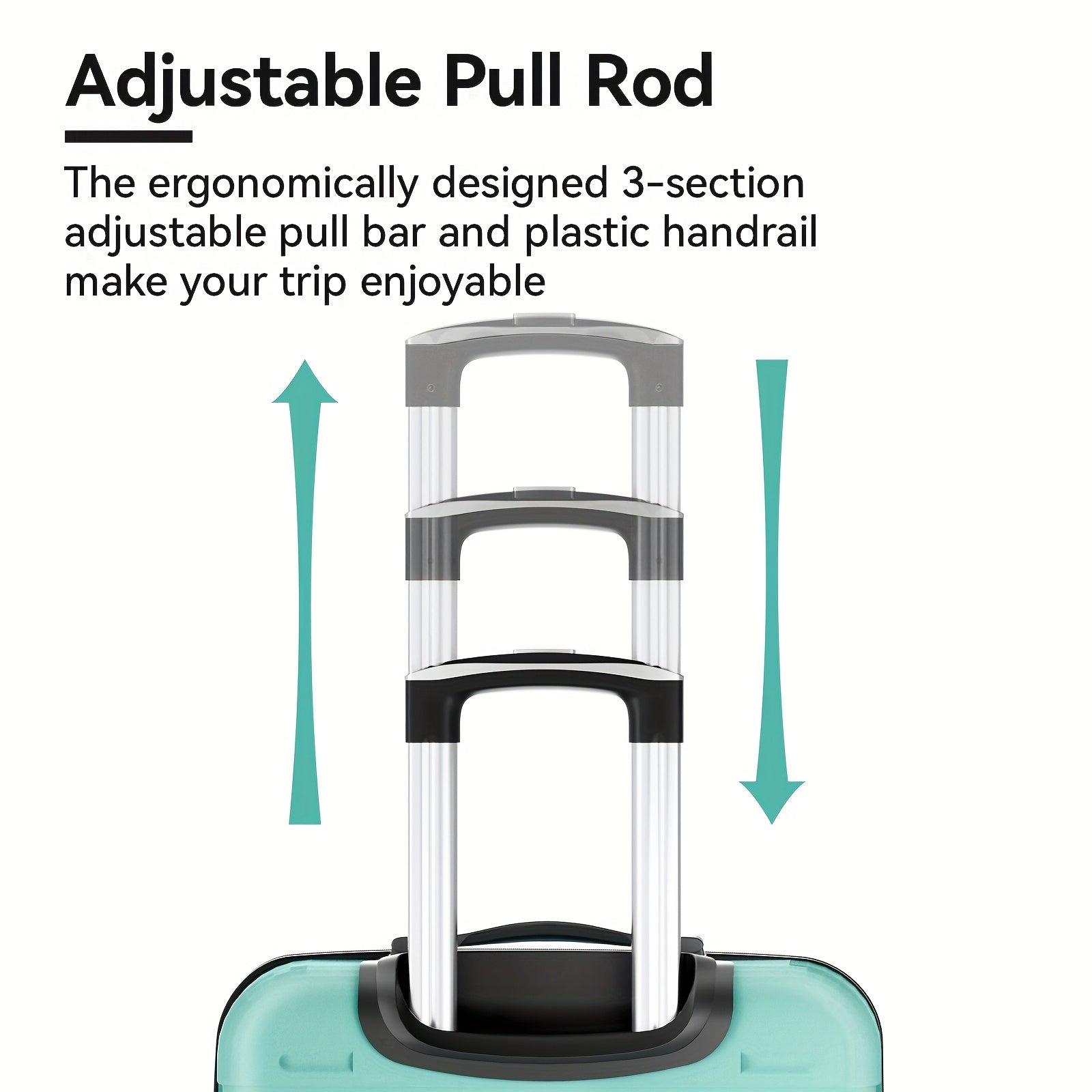 20 Inch Carry On Luggage Hard Shell Trolley Suitcase