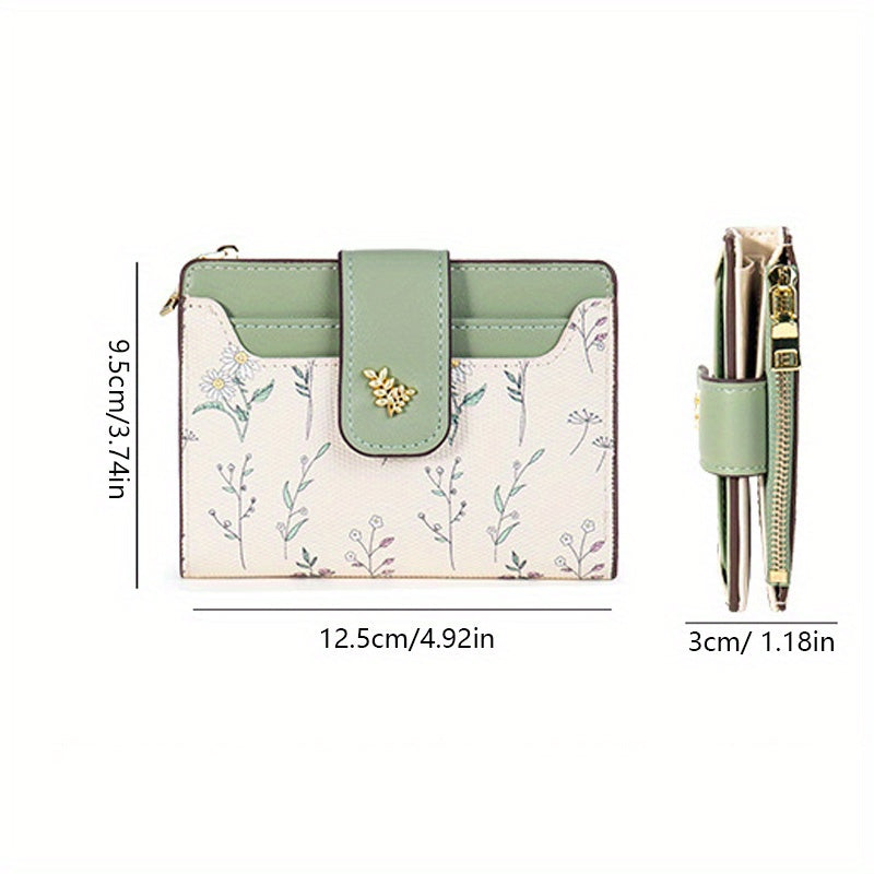 Stylish Short Wallet Small Fresh Stylish Short Wallet - Folding Coin Purse, Student Card Holder, Niche Design