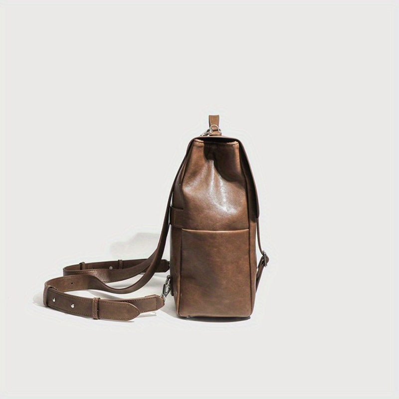 Women'S Stylish Black Backpack - Large Capacity, Adjustable Shoulder Straps, Magnetic Closure, Perfect for Travel & Everyday Use, Travel Backpack | Sleek Backpack | Durable Straps