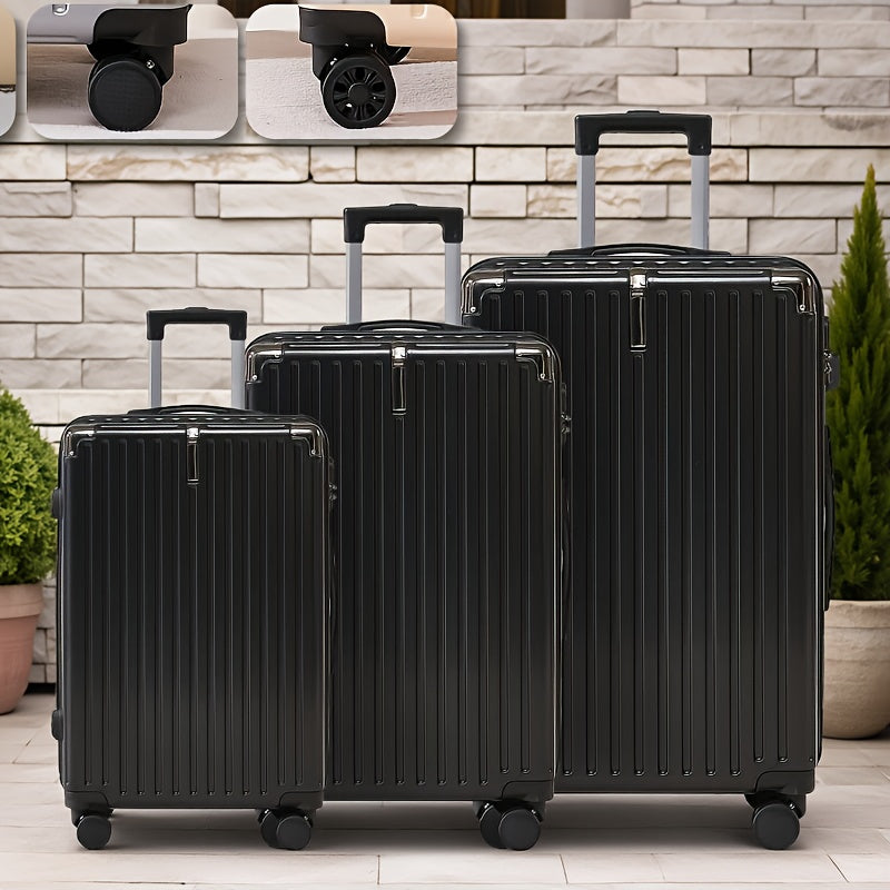 20-inch, 24-inch, and 28-inch Luggage Set for Family Travel with Durable Scratch-Resistant 360° Swivel Wheels