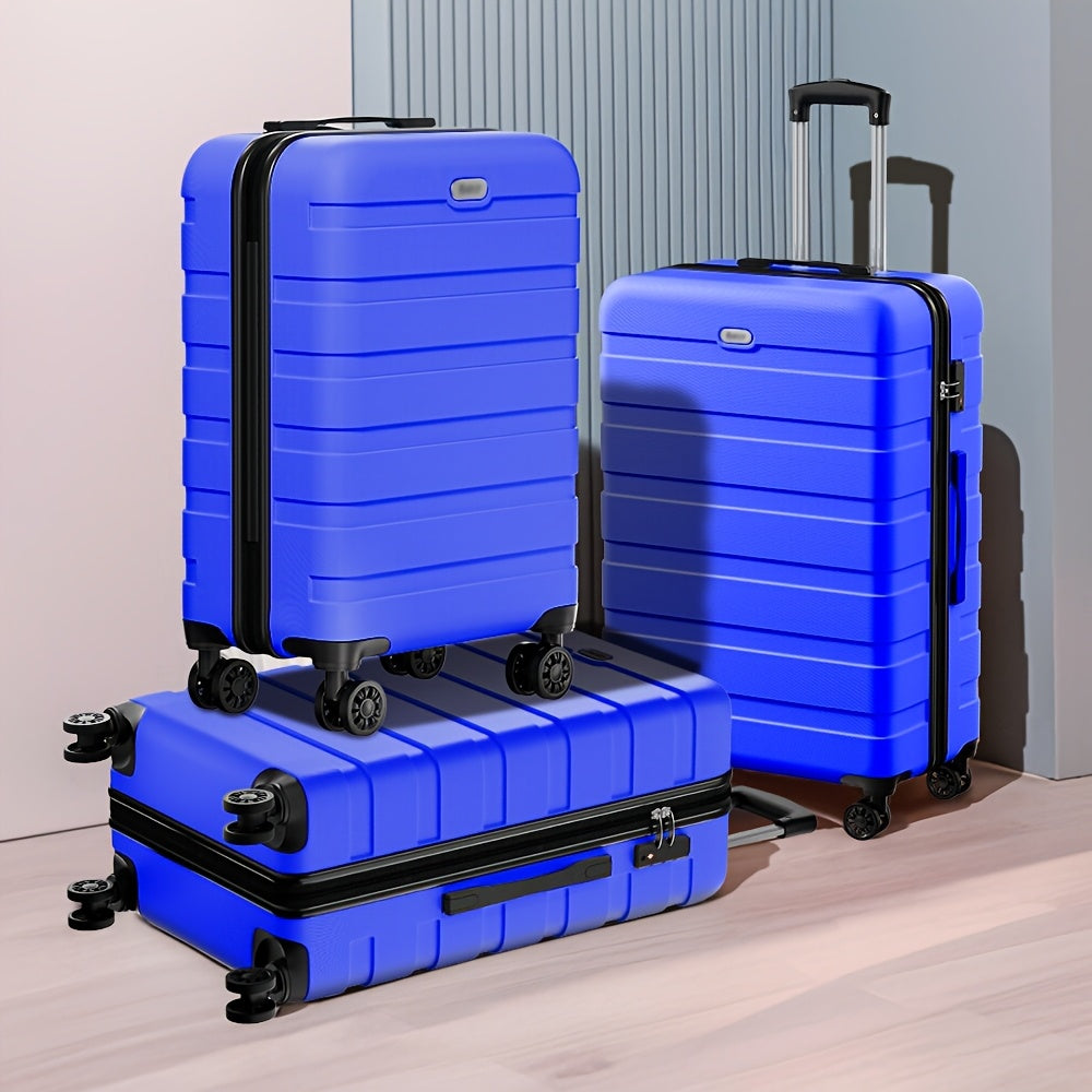 Luggage 3pcs Hardshell Suitcase Family Set (20\u002F24\u002F28 Inch) TSA Lock Multi-Directional Wheels
