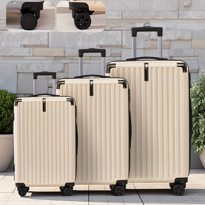 20-inch, 24-inch, and 28-inch Luggage Set for Family Travel with Durable Scratch-Resistant 360° Swivel Wheels