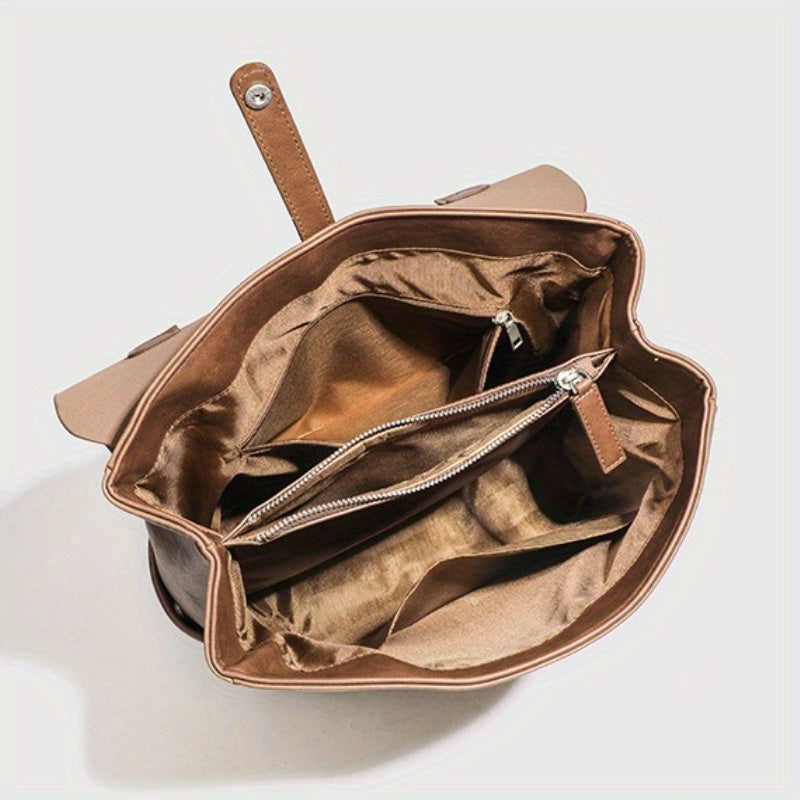 Women'S Stylish Black Backpack - Large Capacity, Adjustable Shoulder Straps, Magnetic Closure, Perfect for Travel & Everyday Use, Travel Backpack | Sleek Backpack | Durable Straps