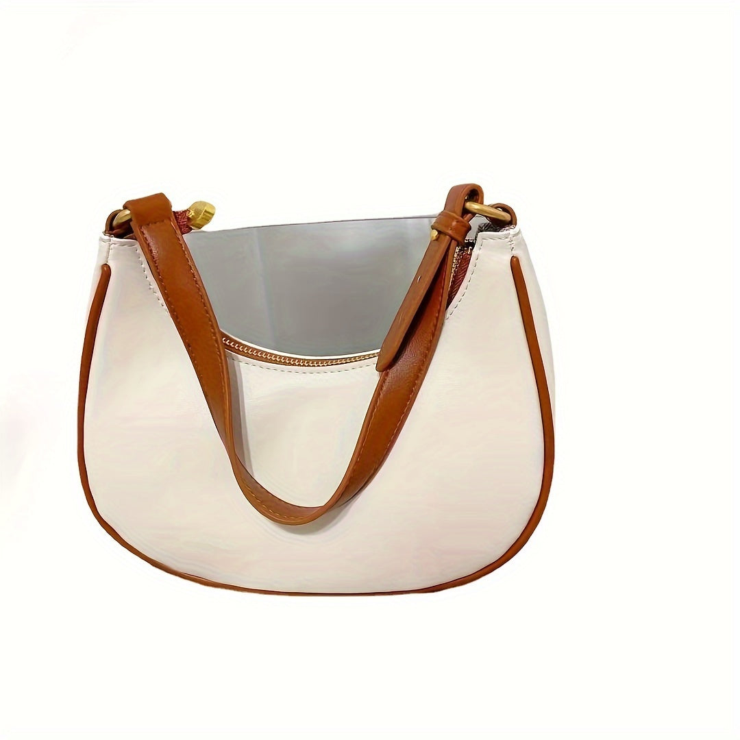 New, Crescent Bag Trendy Unique Underarm Bag, Elegant Small Crescent Purse, Versatile Shoulder Bag
