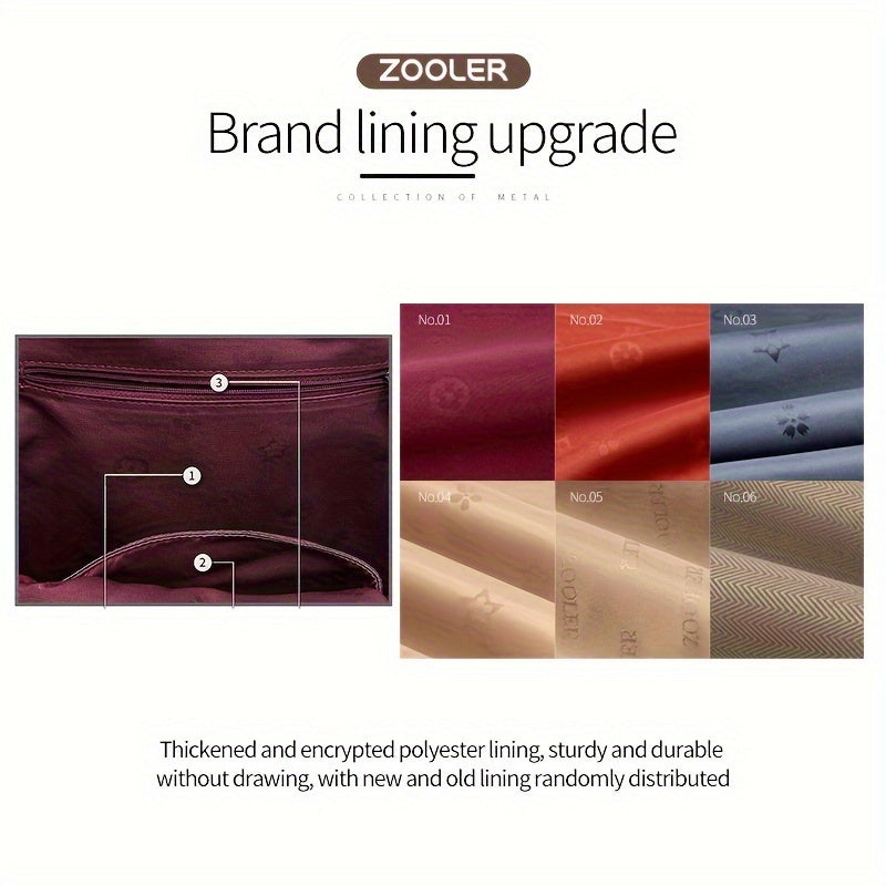 Juelzhen Genuine Leather Double Shoulder Bag Women's Trendy Fashionable Versatile Cowhide 2Genuine Leather Ladies Korean Version Soft Genuine Leather 2025 New Anti-theft Backpack Suitable for School Opening