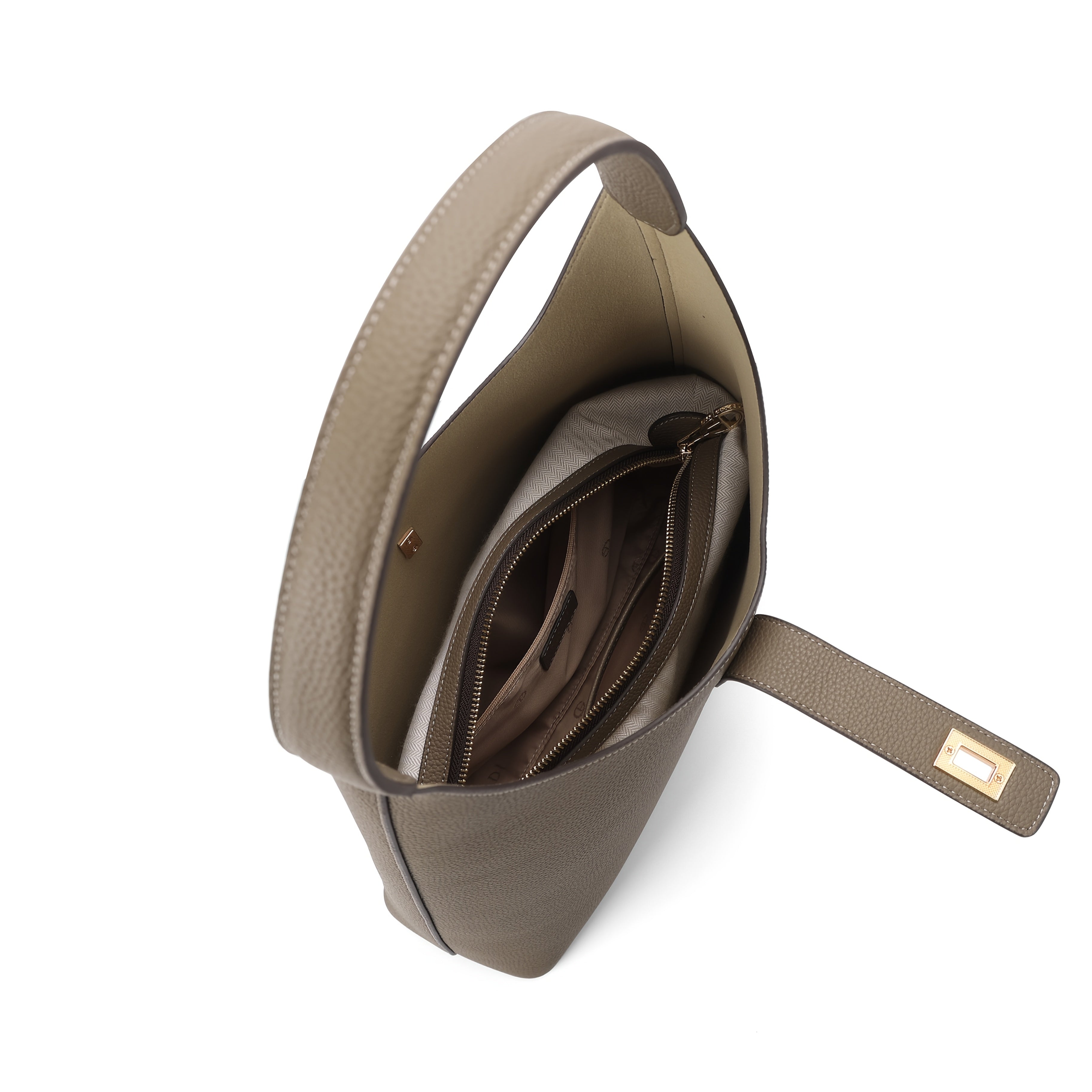 Sadi Black Leather Tote Bag with Buckle Closure - Durable, Versatile Shoulder & Crossbody Bag for Women, Everyday Tote Bag|Minimalist Design|Sturdy Handles