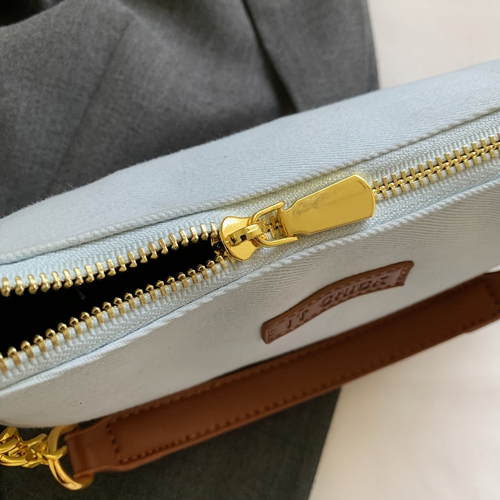 Women's Crossbody Bag French Vintage Underarm Crescent Moon Bag New Summer Fashion Single Shoulder Sling Bag