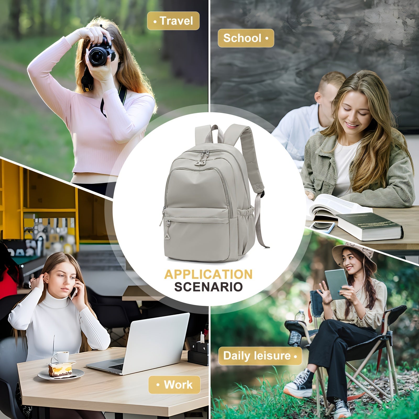 High-Quality Fashion Travel Backpack for Commuting and Business Trips, Laptop Bag with Large Capacity, Lightweight, Trendy