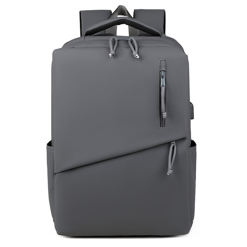 Fashionable Women'S Casual Backpack, Large Capacity Laptop Backpack, Simple Solid Color Backpack, Suitable for Commuting, School, Travel, Etc