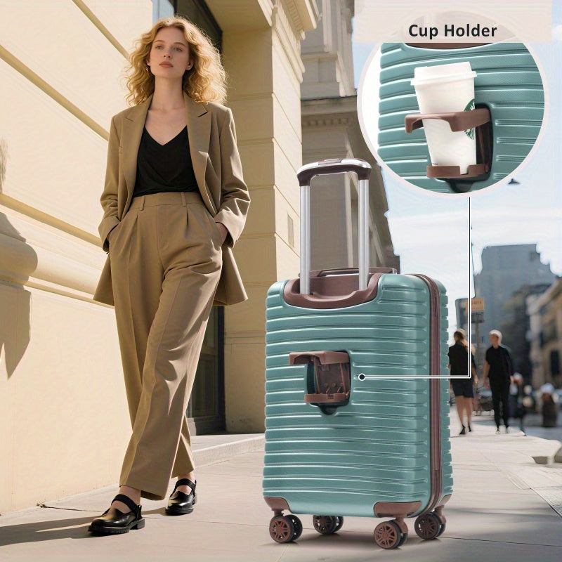 Hardshell Luggage Set with TSA Lock 360 Spinner Wheels Lightweight Durable Travel Suitcases for Women Men CarryOn CheckIn