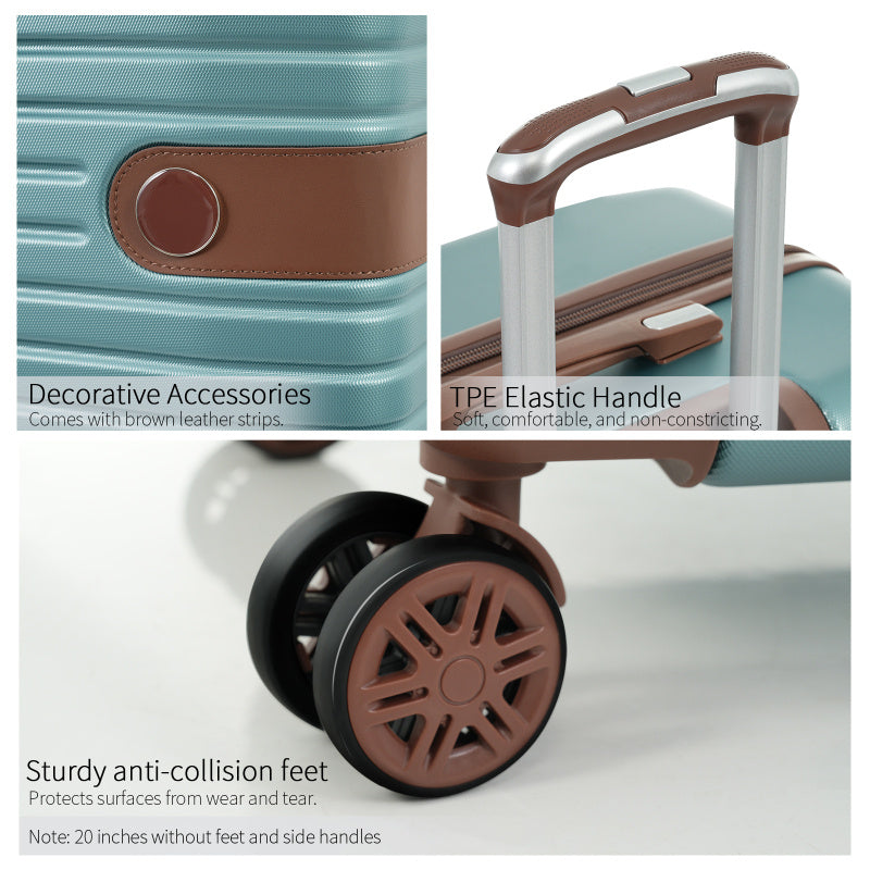 Hardshell Luggage Set with TSA Lock 360 Spinner Wheels Lightweight Durable Travel Suitcases for Women Men CarryOn CheckIn