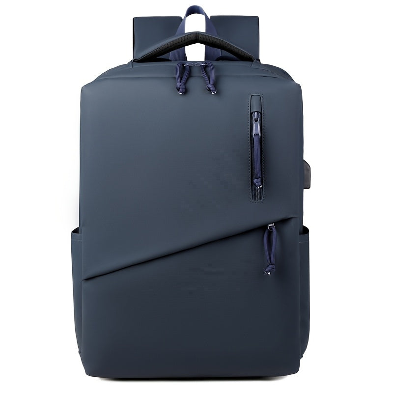 Fashionable Women'S Casual Backpack, Large Capacity Laptop Backpack, Simple Solid Color Backpack, Suitable for Commuting, School, Travel, Etc