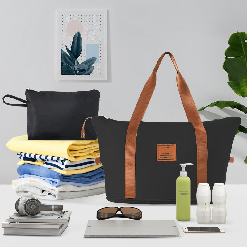 Hardshell Luggage Sets 6pcs Suitcase Set Expandable Lightweight Suitcases with Wheels TSA Lock for Men Women Black Brown