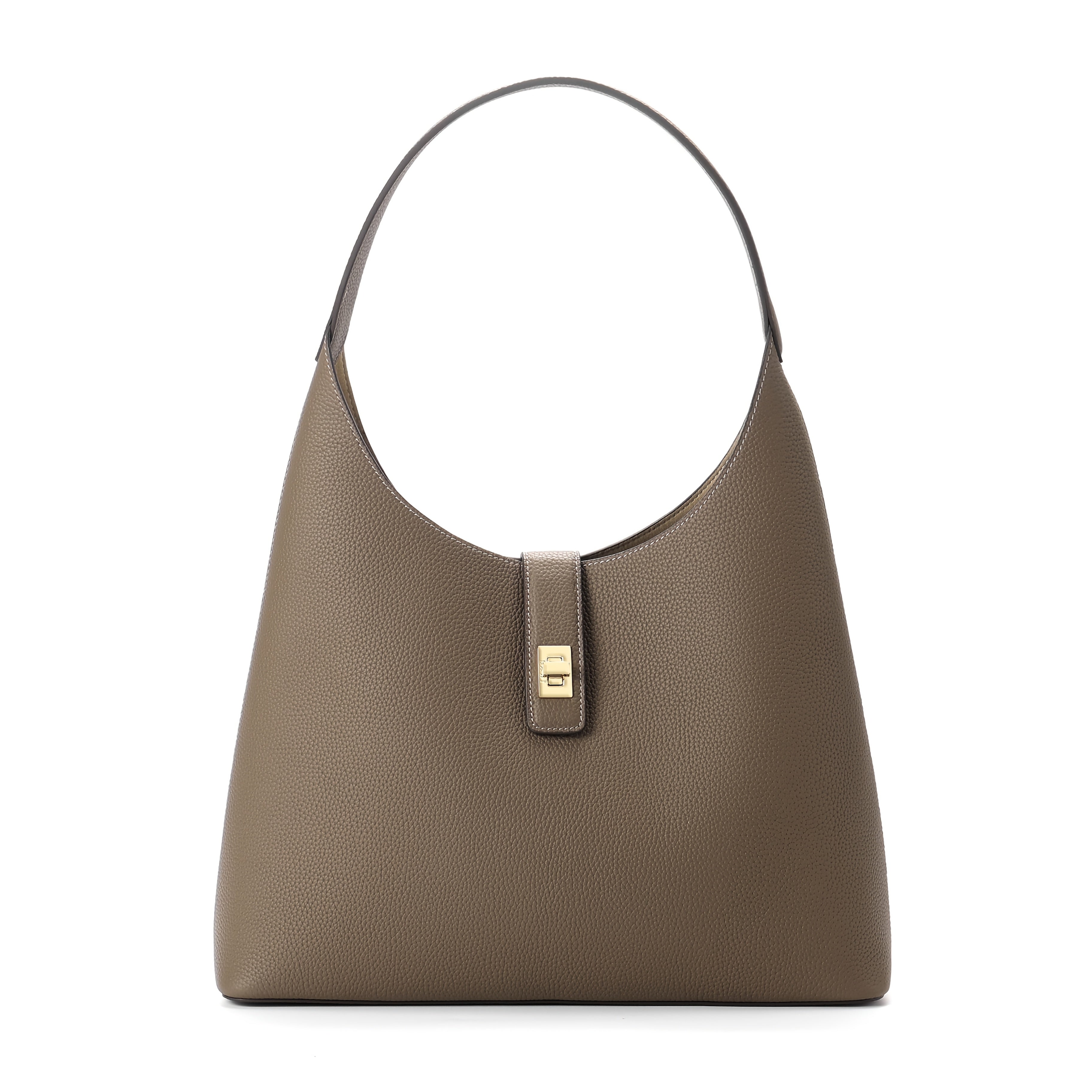 Sadi Black Leather Tote Bag with Buckle Closure - Durable, Versatile Shoulder & Crossbody Bag for Women, Everyday Tote Bag|Minimalist Design|Sturdy Handles