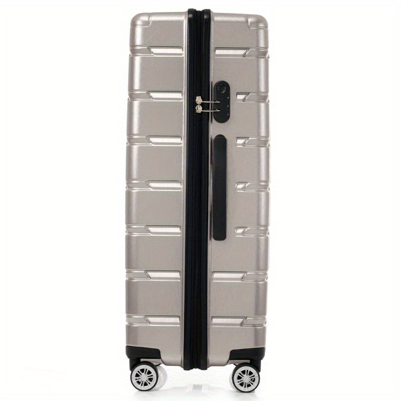 Hardshell Luggage Set 3pcs Durable ABS+PC Travel Suitcase with Spinner Wheels for Men Women 20\u002F24\u002F28 Inch