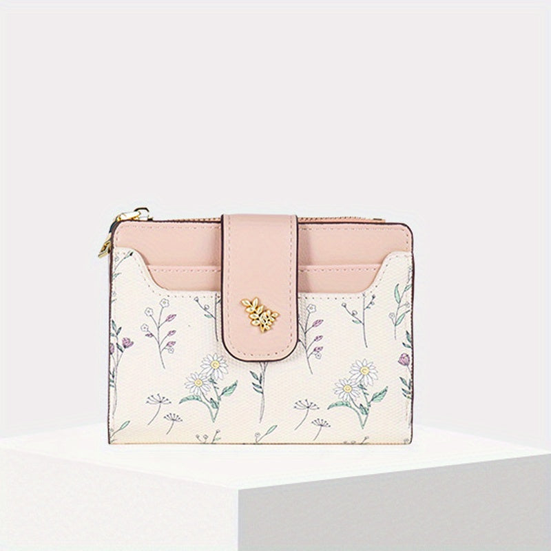 Stylish Short Wallet Small Fresh Stylish Short Wallet - Folding Coin Purse, Student Card Holder, Niche Design