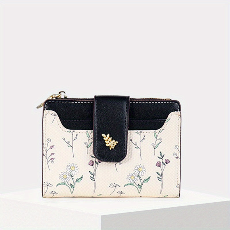 Stylish Short Wallet Small Fresh Stylish Short Wallet - Folding Coin Purse, Student Card Holder, Niche Design