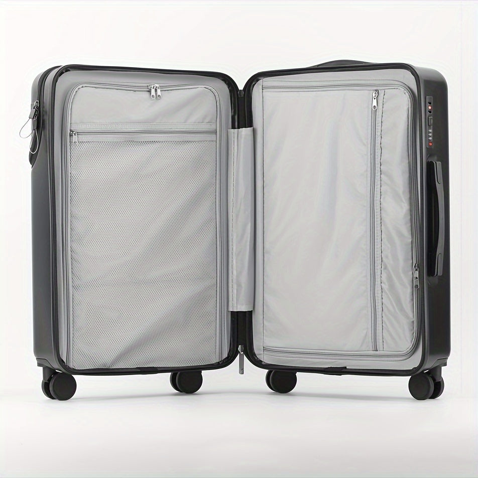Compact Carry-on 20-inch Compact Lightweight Carry-on Suitcase | Built-in Cup Holder and Retractable Handle