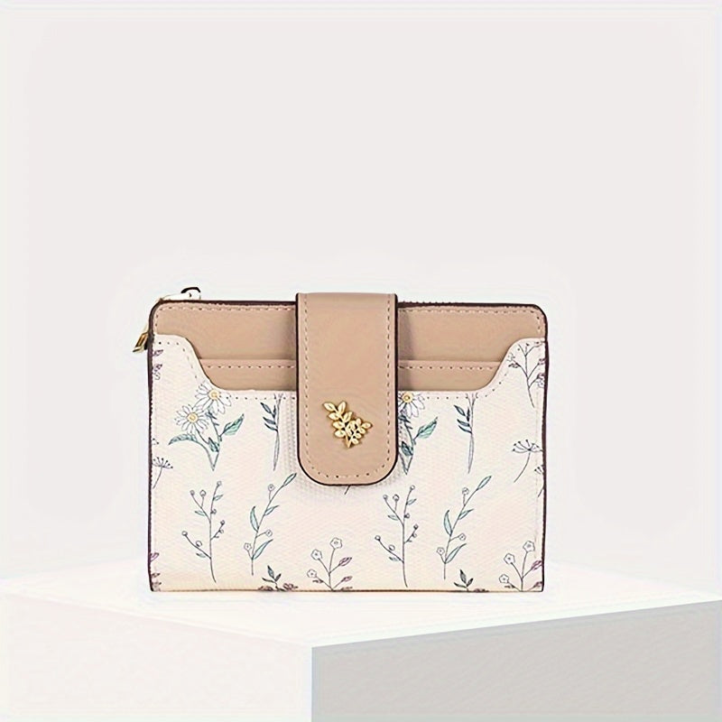 Stylish Short Wallet Small Fresh Stylish Short Wallet - Folding Coin Purse, Student Card Holder, Niche Design