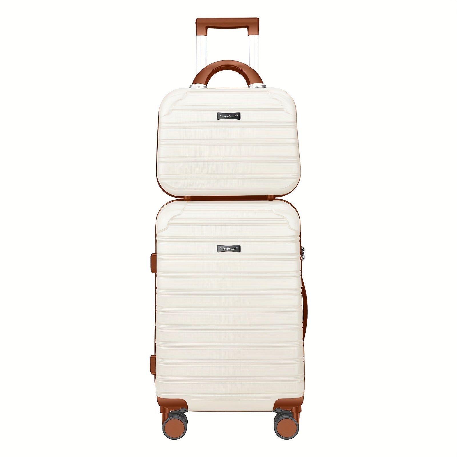 TSA Lock 2pcs Sports Style Luggage Set - 20in Hard Shell Suitcase with TSA Lock, ABS+PC Material, Iron Pull Handle - Luggage for Travel