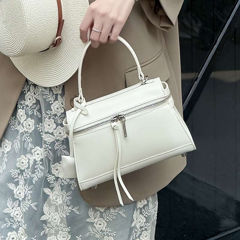 Genuine Leather Women'S Bag, Cowhide Shopping Bag, Briefcase, High-end Handbag, Real Leather Tote Bag, Small Handbag, Shoulder Bag, Crossbody Bag