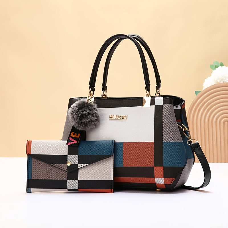 Gift, Handbag Versatile Printed Design Tote Bag, Women's Handbag | New Shoulder Crossbody Set - Perfect Gift for Family