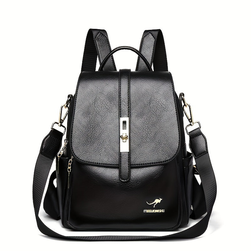 Vintage Backpack Vintage Anti-Theft Backpack Purse | Preppy College School Daypack, Women's Casual Travel Commute Knapsack