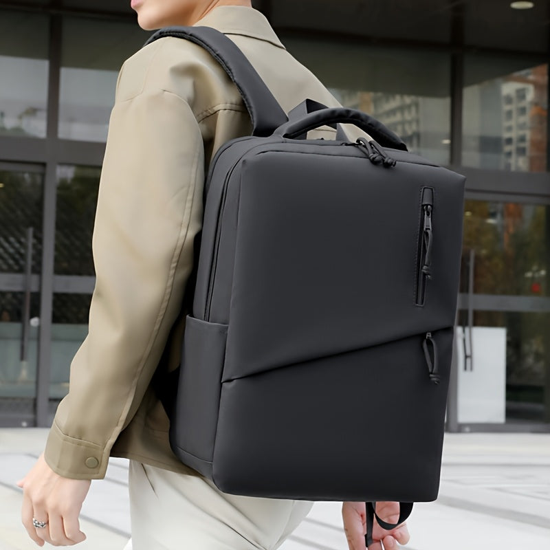 Fashionable Women'S Casual Backpack, Large Capacity Laptop Backpack, Simple Solid Color Backpack, Suitable for Commuting, School, Travel, Etc