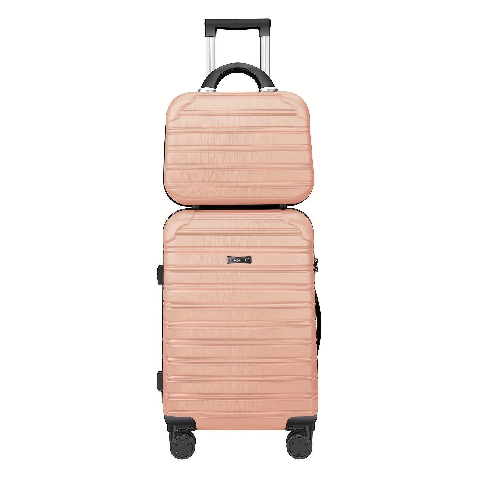 TSA Lock 2pcs Sports Style Luggage Set - 20in Hard Shell Suitcase with TSA Lock, ABS+PC Material, Iron Pull Handle - Luggage for Travel