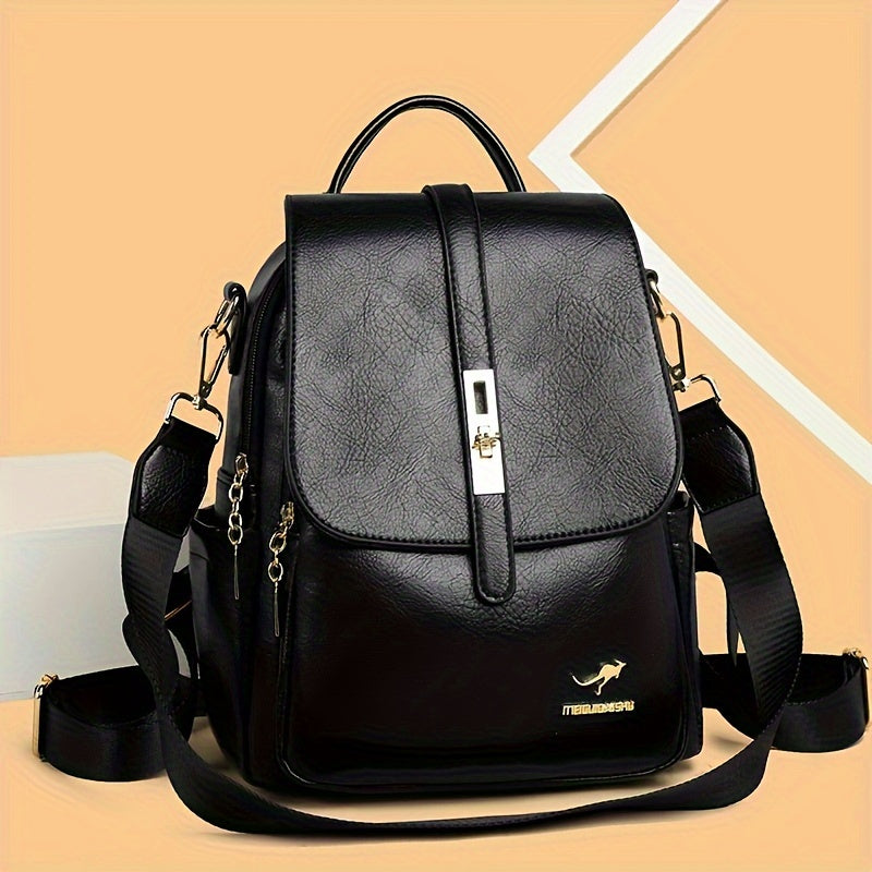 Vintage Backpack Vintage Anti-Theft Backpack Purse | Preppy College School Daypack, Women's Casual Travel Commute Knapsack