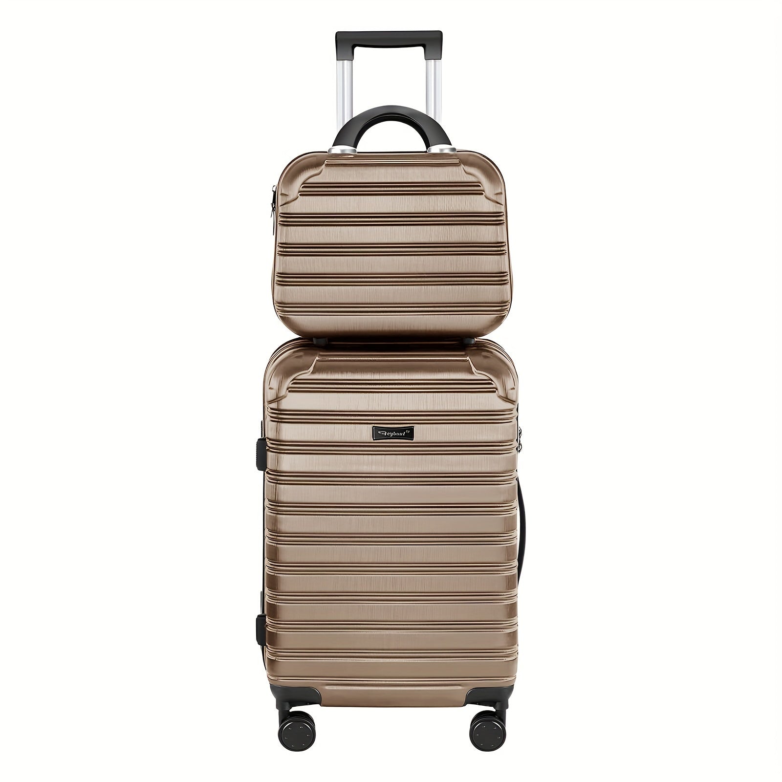 TSA Lock 2pcs Sports Style Luggage Set - 20in Hard Shell Suitcase with TSA Lock, ABS+PC Material, Iron Pull Handle - Luggage for Travel