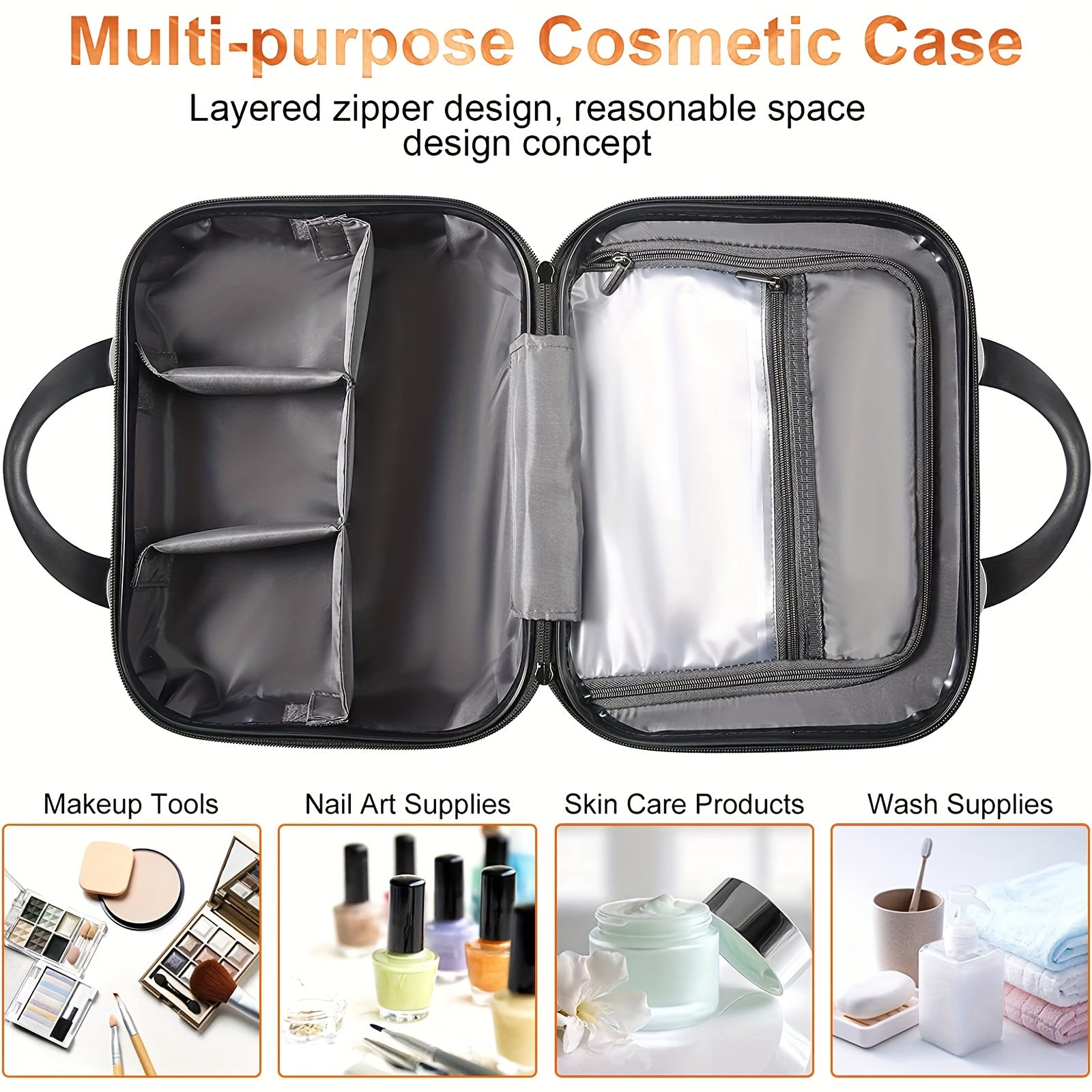 TSA Lock 2pcs Sports Style Luggage Set - 20in Hard Shell Suitcase with TSA Lock, ABS+PC Material, Iron Pull Handle - Luggage for Travel