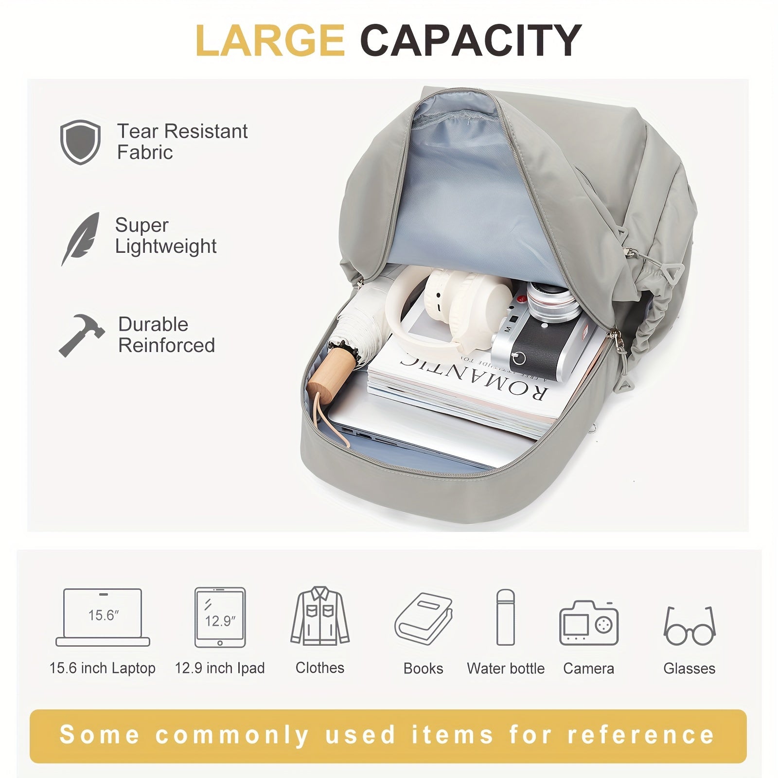 High-Quality Fashion Travel Backpack for Commuting and Business Trips, Laptop Bag with Large Capacity, Lightweight, Trendy
